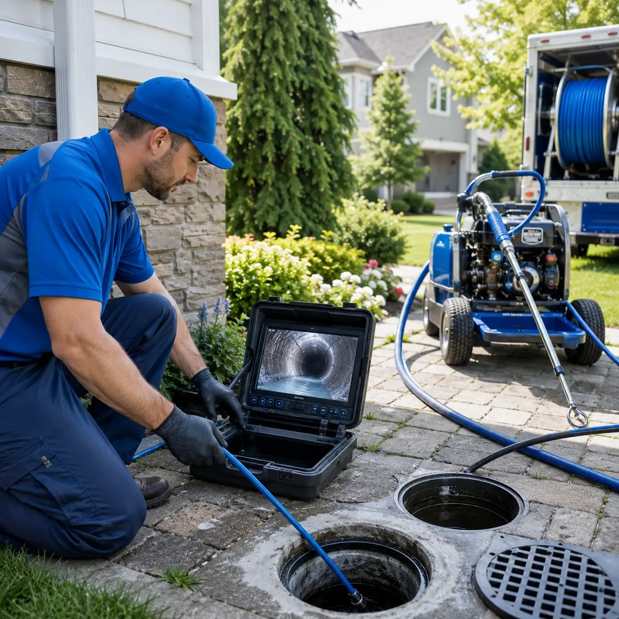 Outdoor drain cleaning professionals serving Marietta, PA